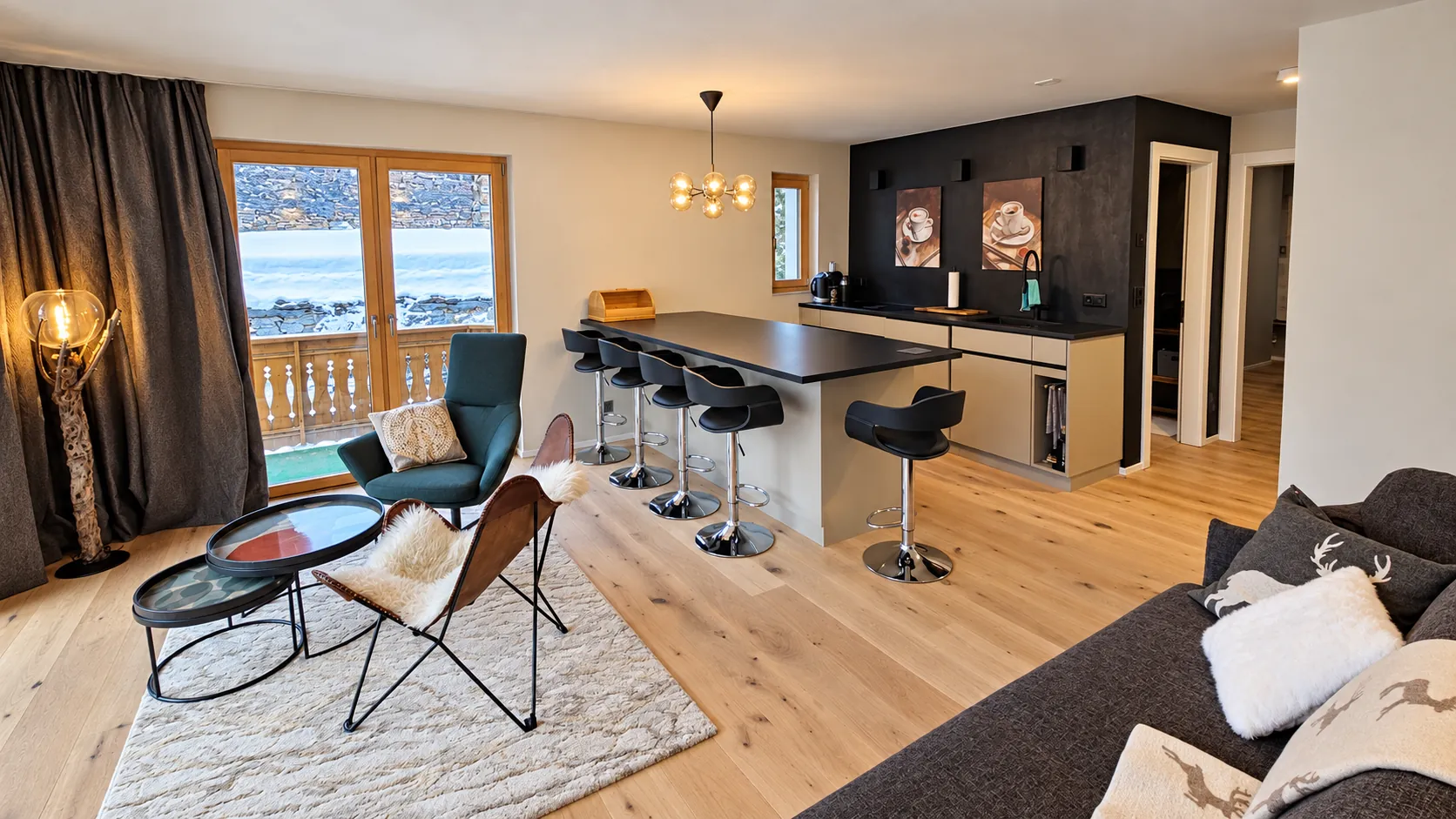 Living and dining